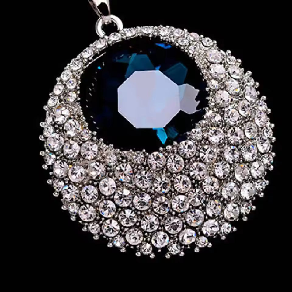 Chain Necklace Pendant Necklace Women Sweater Necklace Imitation Crystal Necklace for Women Jewelry Gifts Necklace on Neck 2023