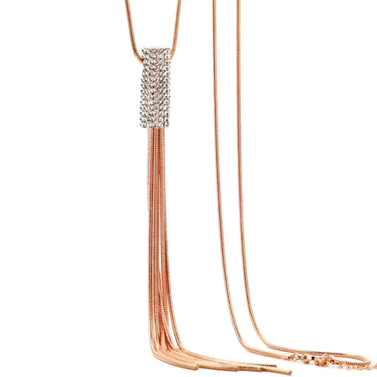 Chain Necklace Pendant Necklace Women Sweater Necklace Imitation Crystal Necklace for Women Jewelry Gifts Necklace on Neck 2023